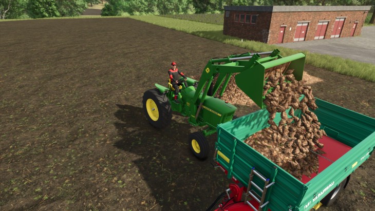 FS25 - John Deere 148 And 158 Front Loaders V1.0