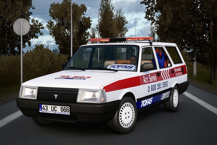 ETS2 - Tofas Kartal Emergency Service V1.56