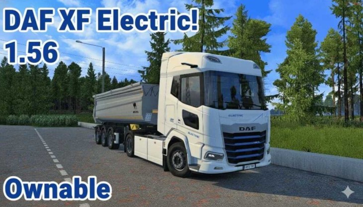 ETS2 - DAF XF Electric V1.0 (1.56)