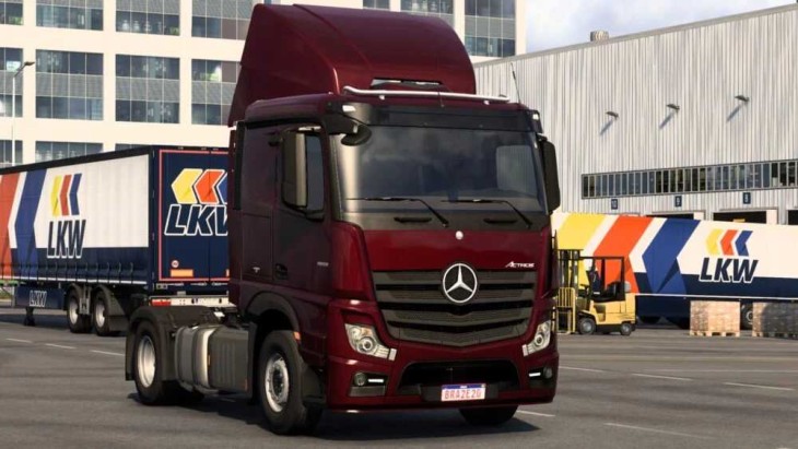 ETS2 - Mercedes Benz Actros Euro 6 Truck V1.56
