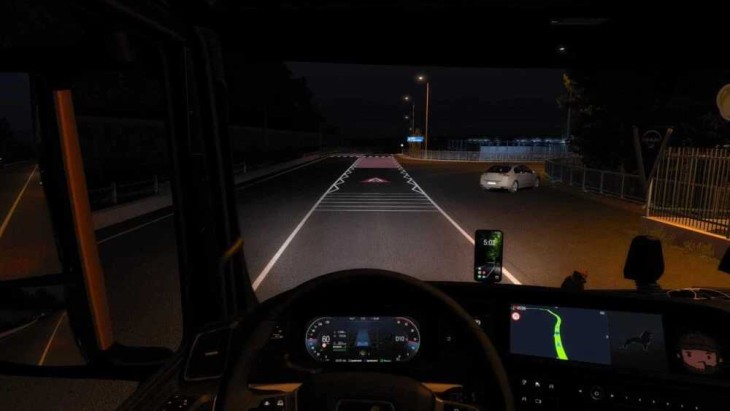 ETS2 - Reflective Road Markings V1.56