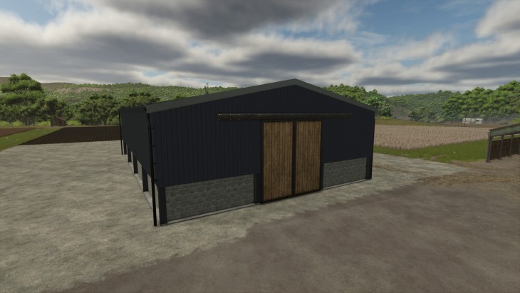 FS25 - British Constructible Shed V1.0