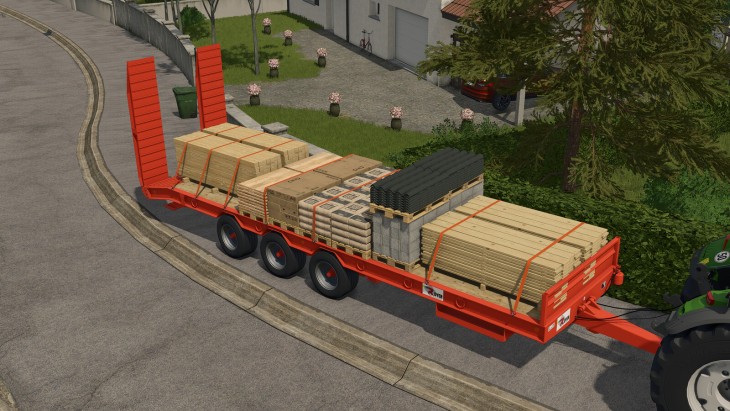 FS25 - Royer PE32 Flatbed Trailer V1.0