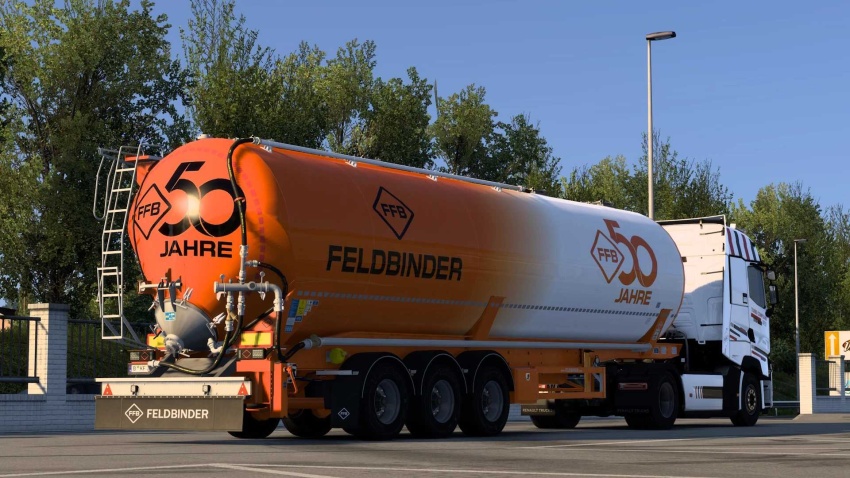 ETS2 - Feldbinder Trailer 50 Years Skin V1.0