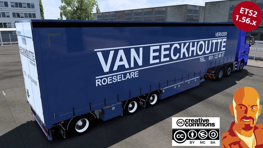 ETS2 - Pacton Jumbo Curtainside Trailer V2.0