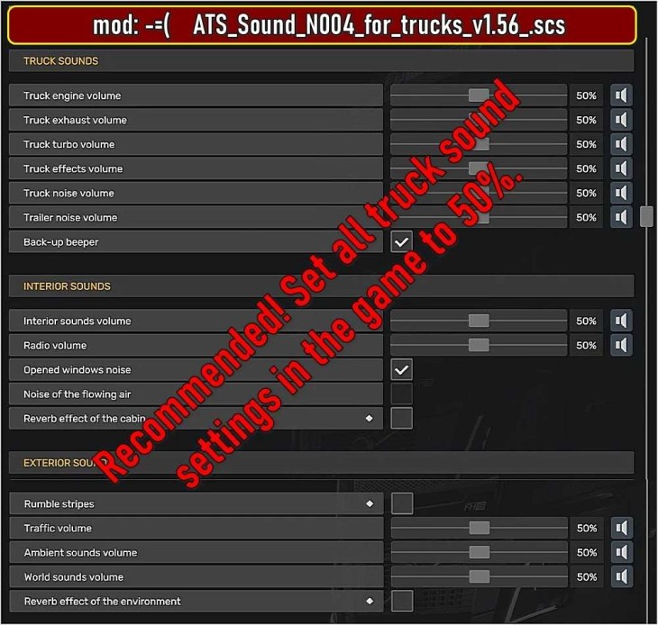 ATS - Sound N004 for Trucks V1.56