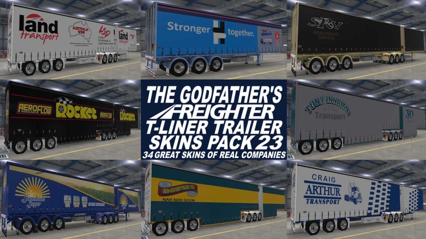 ATS - Freighter T-Liner Skins Pack 23