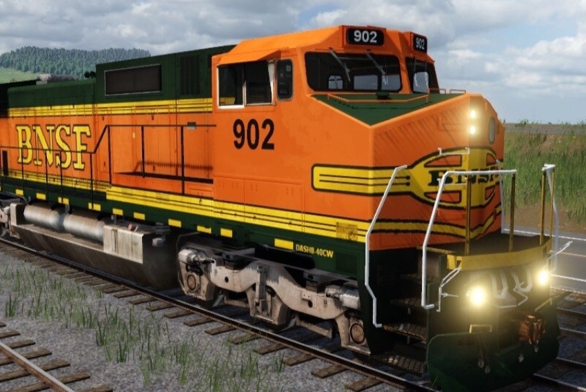 Transport Fever 2 - BNSF C40-8W (Dash8-40CW) Mega Pack