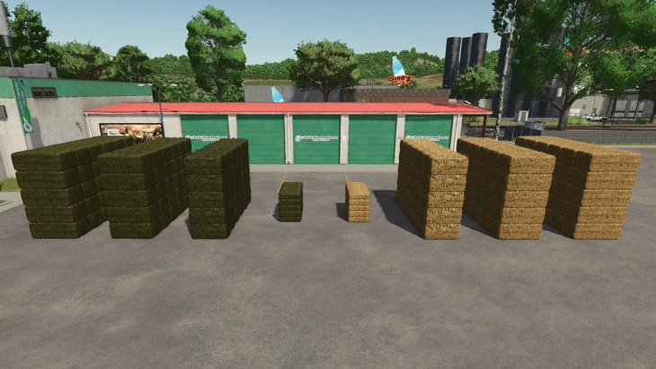 FS25 - Large Stack Of Bales V1.0