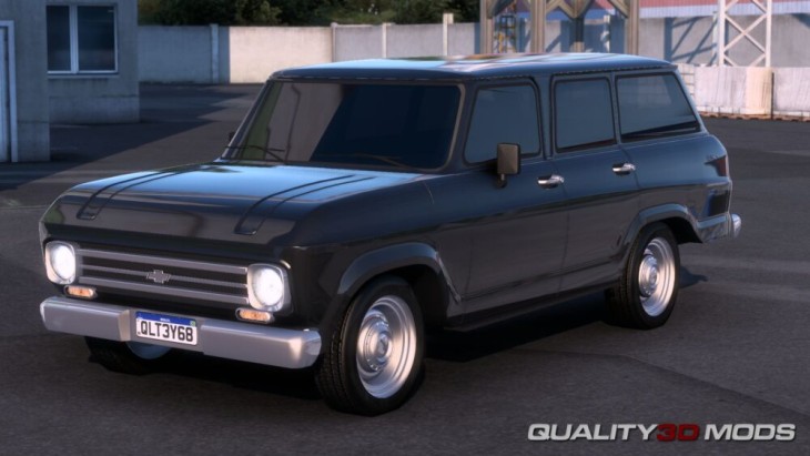 ETS2 - 1973 Chevrolet Veraneio + Trailer V1.56