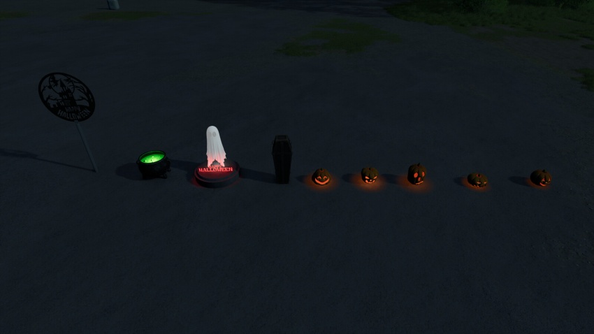 FS25 - Pack Halloween V1.0