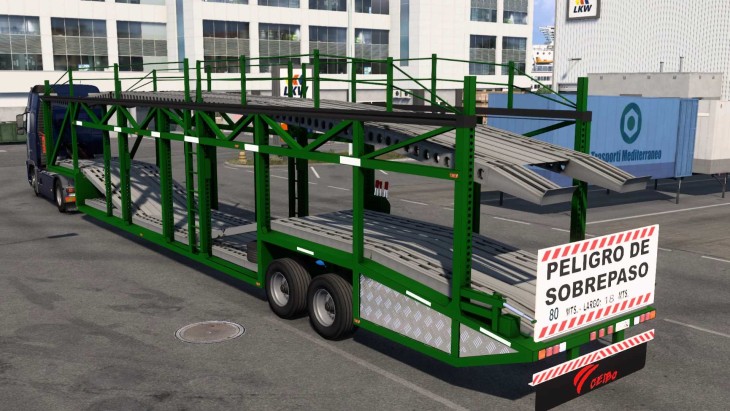 ETS2 - Mosquito Car Transporter Trailer V1.56
