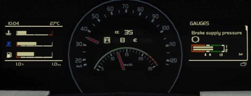 ETS2 - Volvo FH 2012 Realistic Dashboard Computer V1.56