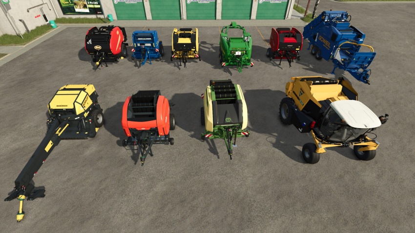 FS25 - Selectable Bale Capacity Pack V1.4