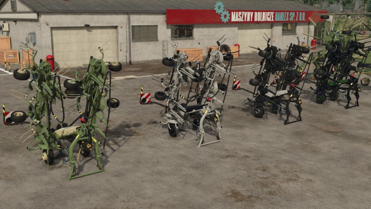 FS25 - Krone Swadro/Vendro Tedder Pack V1.0