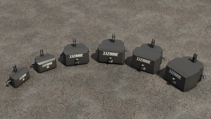 FS25 - Lizard Weight Pack V1.0