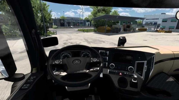 ETS2 - Animated Steering Wheel V1.56
