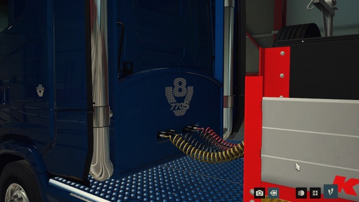 ETS2 - Scania PGRS V8 Backwall Pack V1.56
