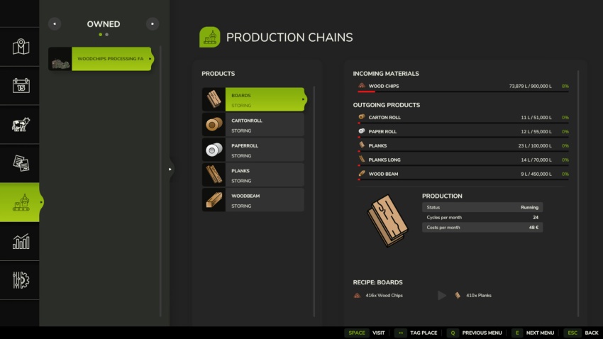 FS25 - Woodchips Processing Factory V1.0.0.1