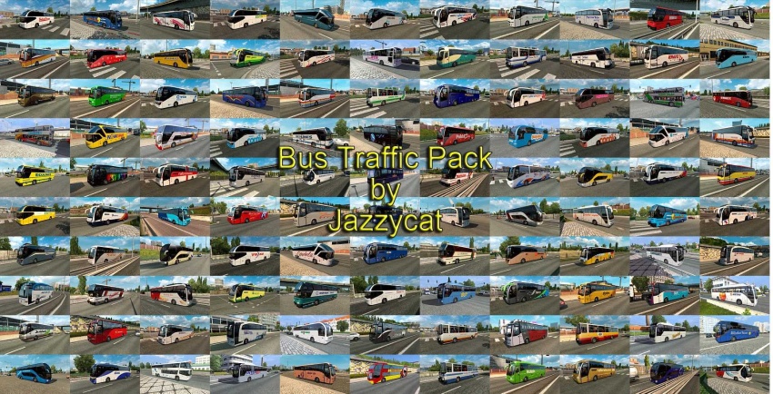 ETS2 - Bus Traffic Pack V18.1.10