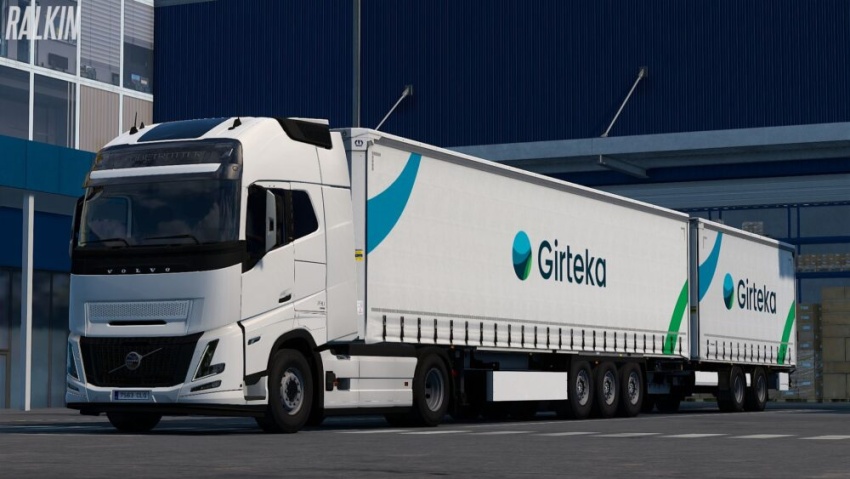 ETS2 - Girteka Logistics Krone DLC Skin Pack V1.1