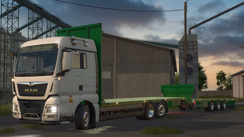 FS25 - MAN TGX 6x2 Straw Bale V1.0
