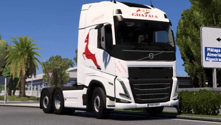 ETS2 - Volvo FH5 Ghazala Skin Pack V1.0