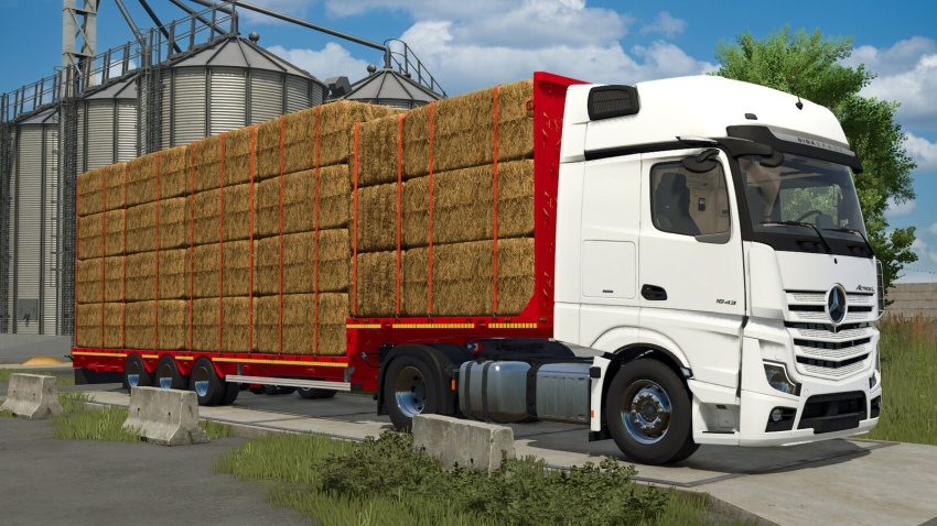FS25 - Camara Straw Bale Semitrailer V1.5