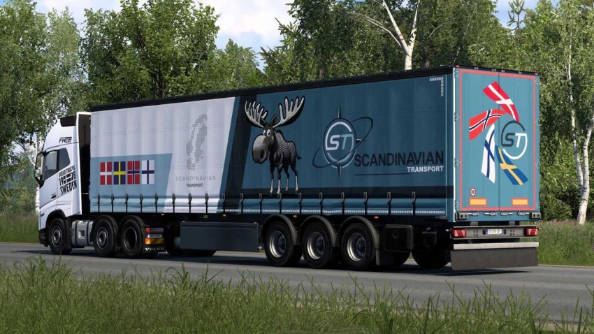 ETS2 - ST Trailer Skin V1.0