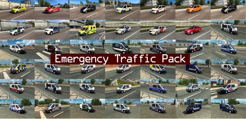 ETS2 - Emergency Traffic Pack v1.2.15