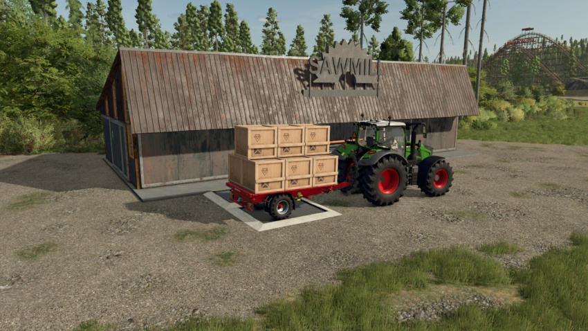 FS25 - Pallet Silo With Autoload Trailers V1.0