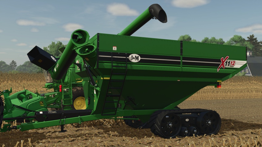 FS25 - JM X-Tended Reach 1112 Patriotic Farmer Edition US V1.0