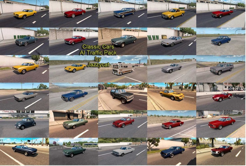 ATS - Classic Cars AI Traffic Pack V9.0.10