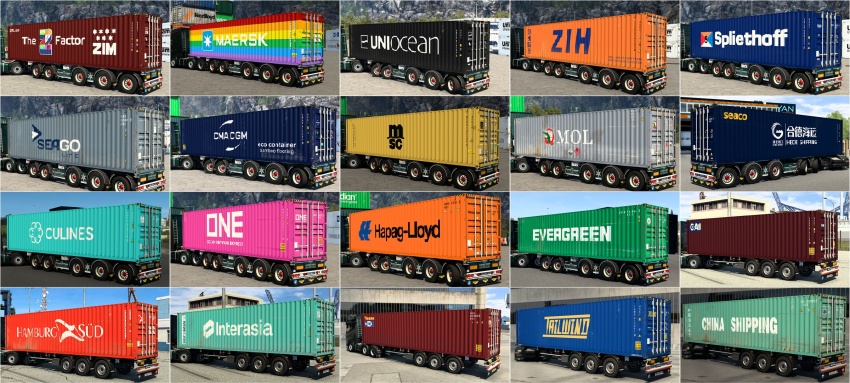 ETS2 - Arnooks Container Pack V20