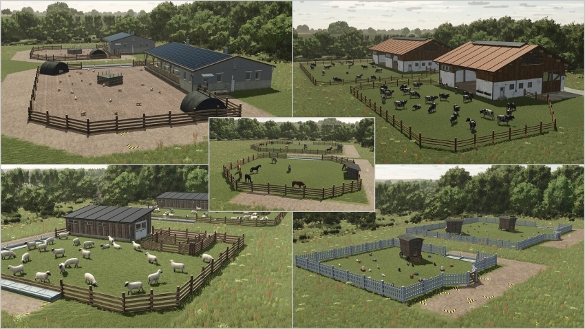 FS25 - Animals Placeables Pack V1.0