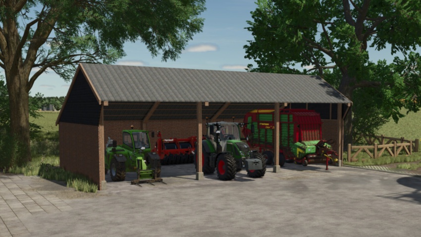 FS25 - Old German Barn Pack V1.0.1.0