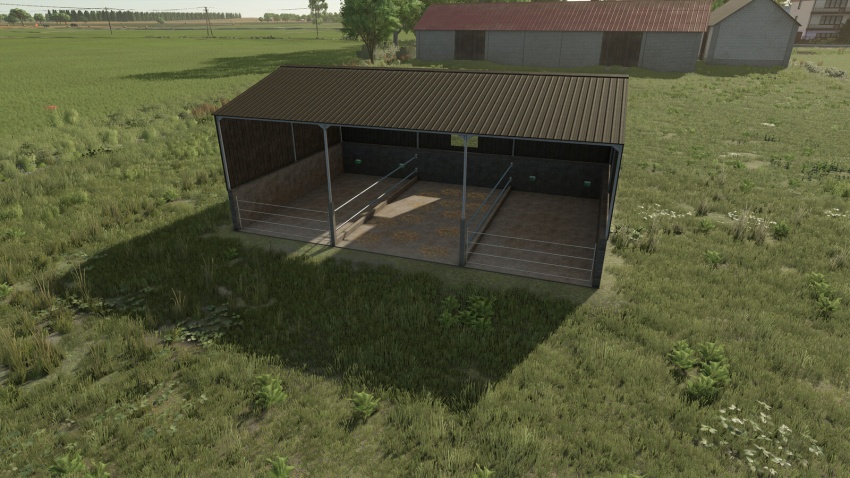 FS25 - Metal CowShed V1.0