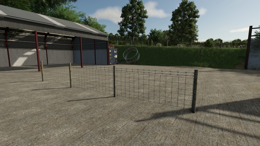 FS25 - UK Stock Fence V1.0