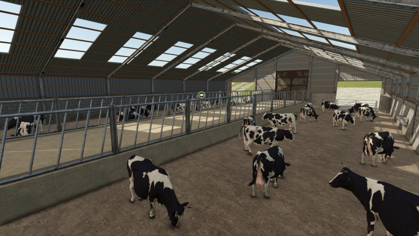 FS25 - Large UK Indoor Cow Barn V1.0.0.1