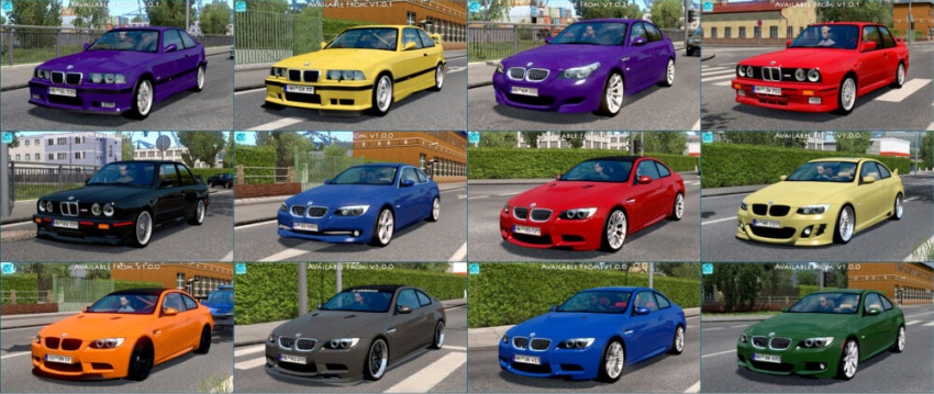 ETS2 - BMW Traffic Pack V1.57