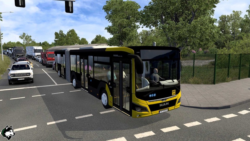 ETS2 - Pack City Buses into Traffic V1.5