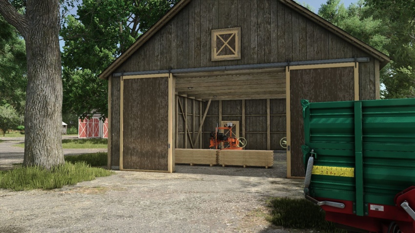 FS25 - Small Production Points W/ Shed Option V1.1