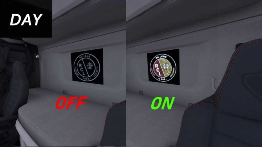 ETS2 - RC Lens Logo LED V1.0