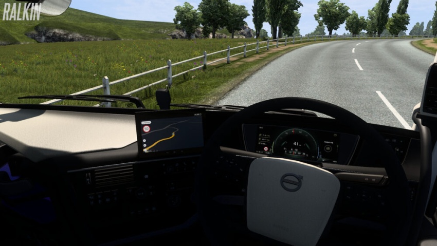 ETS2 - Volvo FH5/6 Speed Limit on GPS V1.0