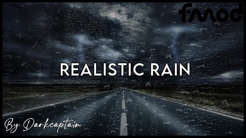 ETS2 - Realistic Rain V5.2.1