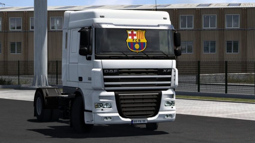 ETS2 - Daf Xf 105 Barcelona Sticker V1.57