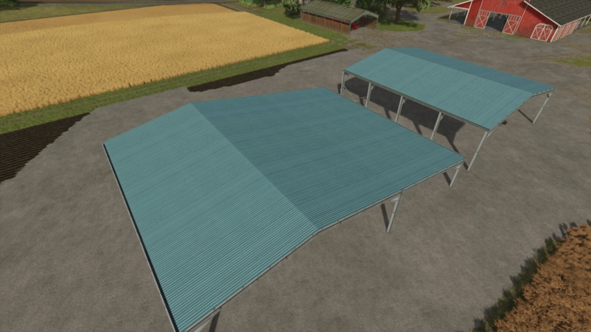 FS25 - Easy Hall Sheds Pack V1.3