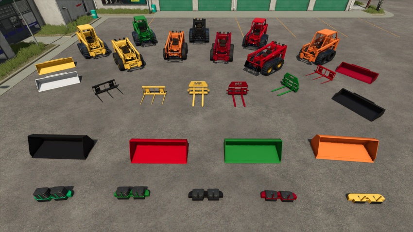 FS25 - Skid Steer Loader 711 Pack V1.0.0.1