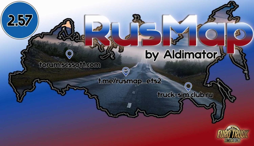 ETS2 - RusMap V2.57