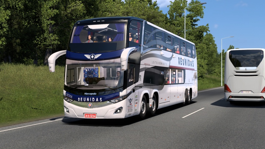 ETS2 - Marcopolo New G7 1800 DD - MB 8×2 V1.0